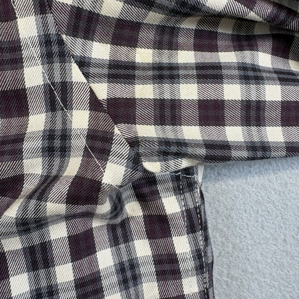 Jos A Bank Reserve No Wrinkle Tailored Fit Shirt Men's Medium Plaid Cotton - Picture 7 of 7